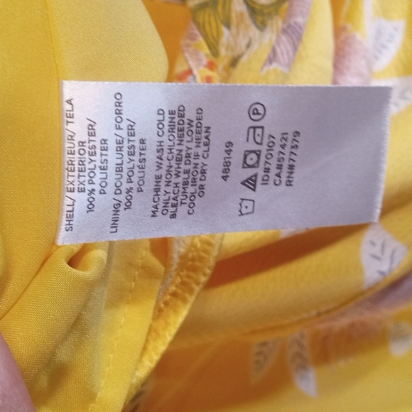 LOFT Sunlit Floral Spaghetti Strap Midi Dress Size 14 - Picture 9 of 9